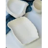 Салатник прямокутний фігурний Olens Сноу-вайт 101-0525 (25х18,5 см)