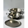 Кругла миска-салатник Olens Салат сталь 102-1363 (20 см)