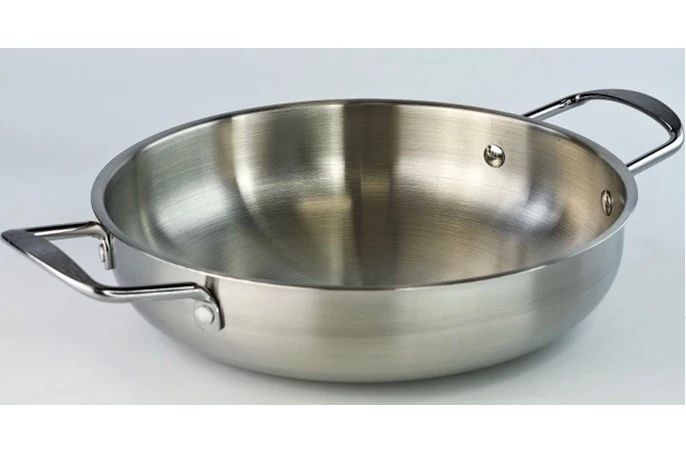 Кругла миска-салатник Olens Салат сталь 102-1364 (24 см)