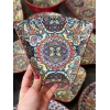 Блюдо-сегмент Olens Мальоване червоне 8030-468 (22,5 см)