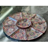 Блюдо-сегмент Olens Мальоване червоне 8030-468 (22,5 см)
