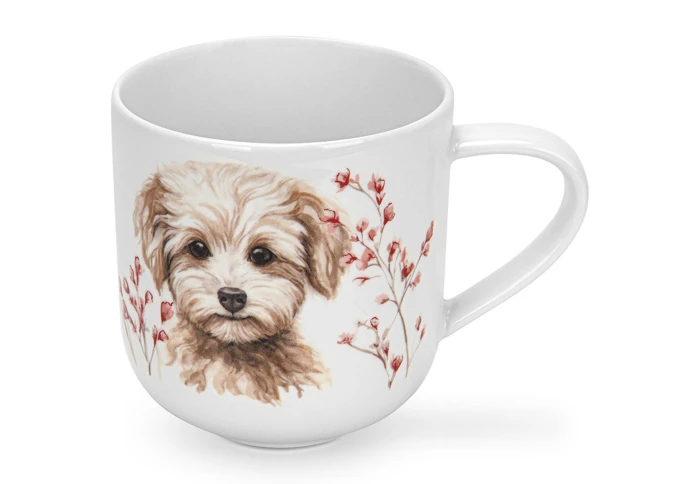 Порцеляновий кухоль Fissman DOGS 16067 (380 мл)