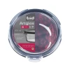 Круглий скляний контейнер із кришкою на засувках Krauff Artglas 29-298-063 (970 мл)