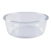 Круглий скляний контейнер із кришкою на засувках Krauff Artglas 29-298-062 (390 мл)