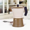 Гейзерна кавоварка на 9 чашоки Maestro MR-1657-9-BEIGE