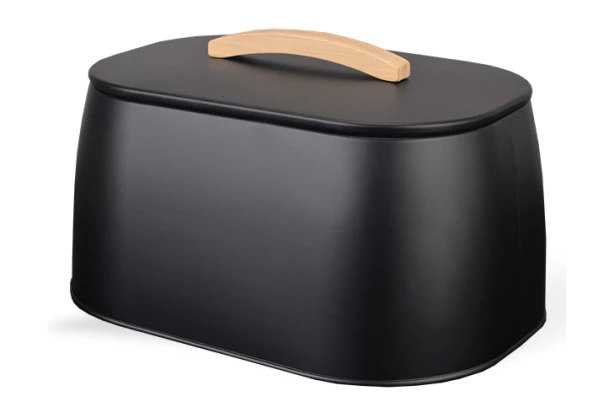 Хлібниця чорна Maestro MR-1675-BLACK