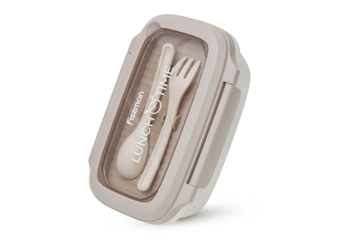 Ланч бокс прямоугольный с 2-я отделениями Fissman 16751 (850 мл)