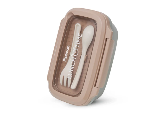 Ланч бокс прямоугольный с 2-я отделениями Fissman 16752 (850 мл)