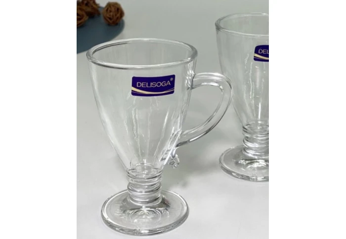 Набор бокалов для глинтвейна и кофе Olens Деліція плейн 16748-3 (120 мл)