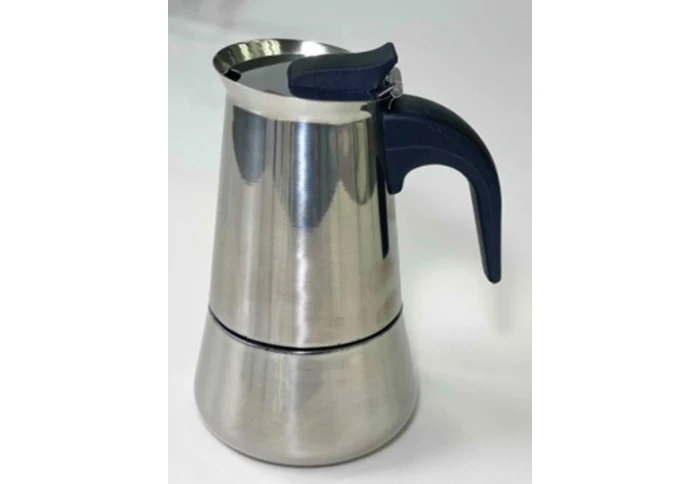 Гейзерная кофеварка из нержавеющей стали на 2 чашки Olens Генуя 102-032 (100 мл)