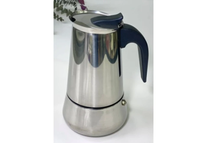 Гейзерная кофеварка из нержавеющей стали на 9 чашек Olens Генуя 102-035 (450 мл)