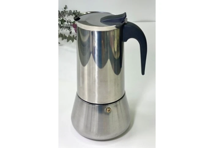 Гейзерная кофеварка из нержавеющей стали на 12 чашек Olens Генуя 102-036 (600 мл) Гейзерная кофеварка из нержавеющей стали на 12 чашек Olens Генуя 102-036 (600 мл)