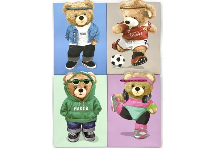 Пакет подарочный средний Круте ведмежа 102-1714