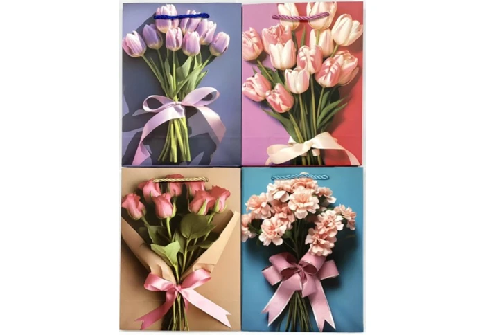 Пакет подарочный большой Букет 102-1712