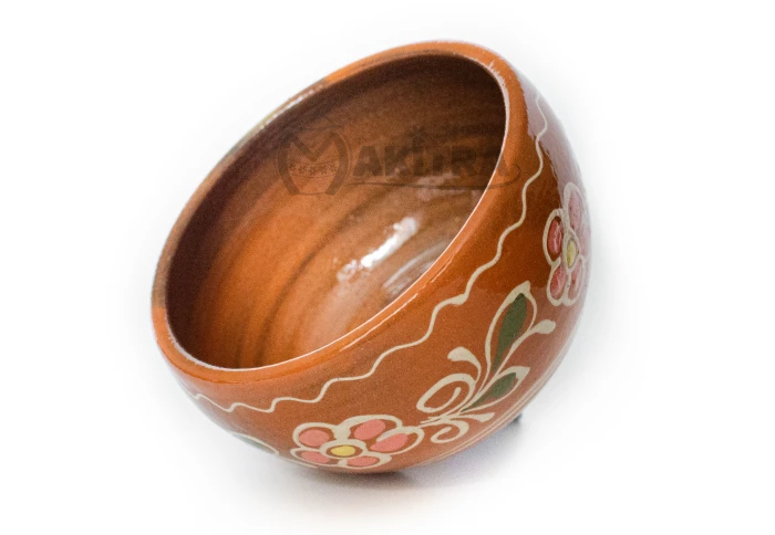 Боул глиняный расписной (13 см)