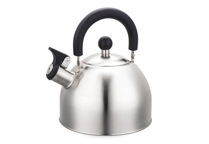 Чайник з нержавіючої сталі зі свистком і складною ручкою Maestro MR-1300 (2 л) Чайник з нержавіючої сталі зі свистком і складною ручкою Maestro MR-1300 (2 л)