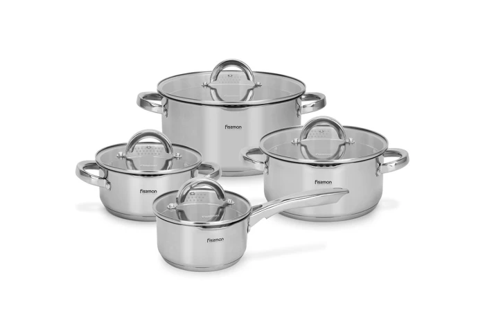 Набор посуды из нержавеющей стали Fissman Federica 5399 (8 предметов)