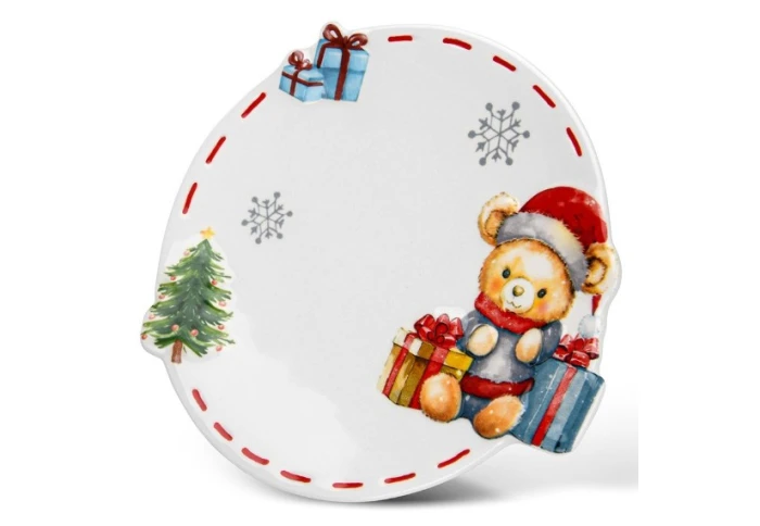Тарілка новорічна Fissman Merry Christmas 0370 (15 см)