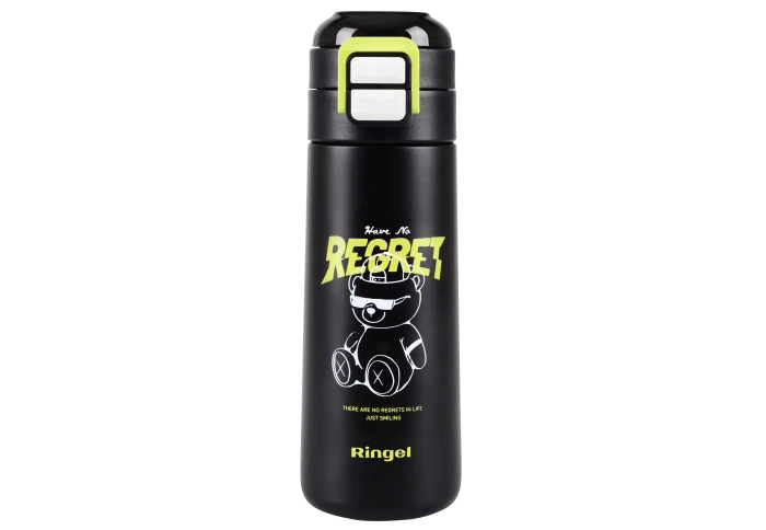 Термос з трубочкою RINGEL Black&White RG-6143-500/1 (500 мл) Термос з трубочкою RINGEL Black&White RG-6143-500/1 (500 мл)