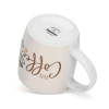 Набір із двох порцелянових чашок Fissman The coffee i do 3710 (310 мл)