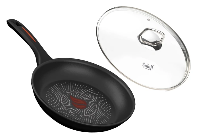Сковорода з антипригарним покриттям з кришкою Krauff Smart Fry 88-222-113 (20 см)