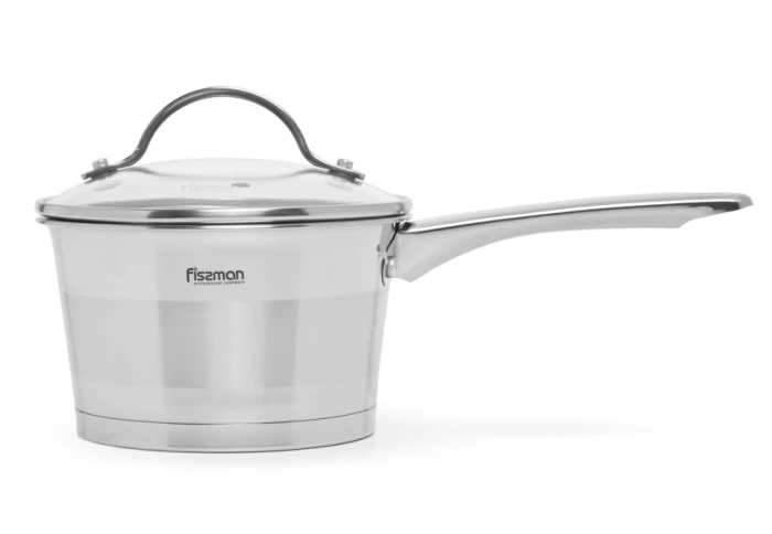 Ковш із нержавіючої сталі з кришкою Fissman TIERNO 5488 (1,5 л)
