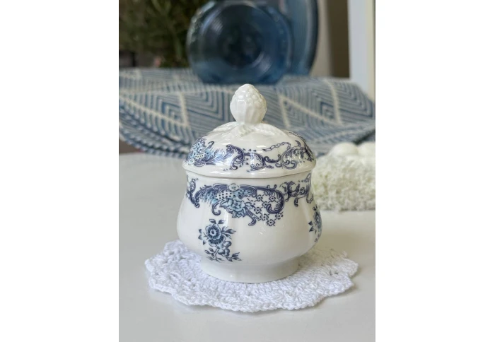 Сахарница фарфоровая Olens Гревелінген синяя 8030-514 (200 мл)