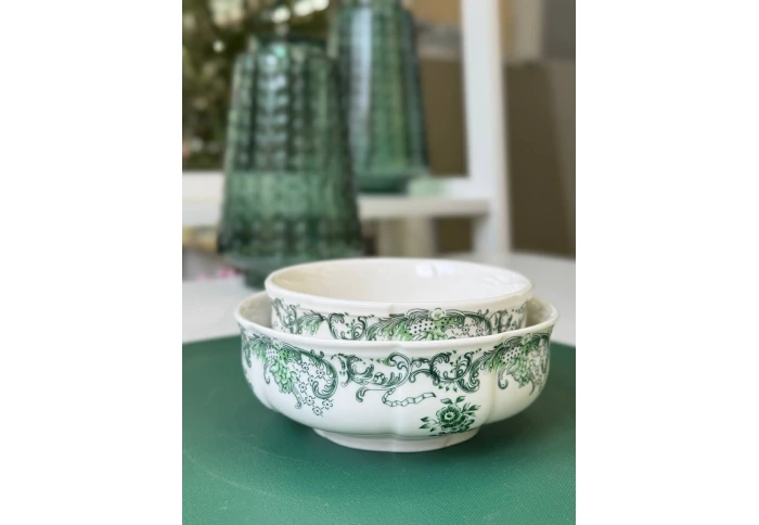 Салатник фарфоровый Olens Гревелінген зеленый 8030-518 (500 мл)