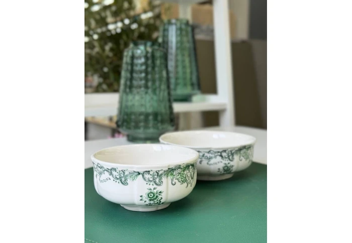 Салатник фарфоровый Olens Гревелінген зеленый 8030-517 (350 мл)