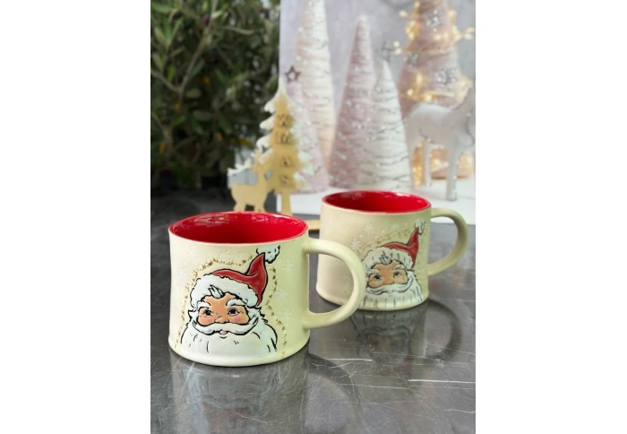 Кружка керамическая Olens Санта 2025 102-1467 (500 мл)