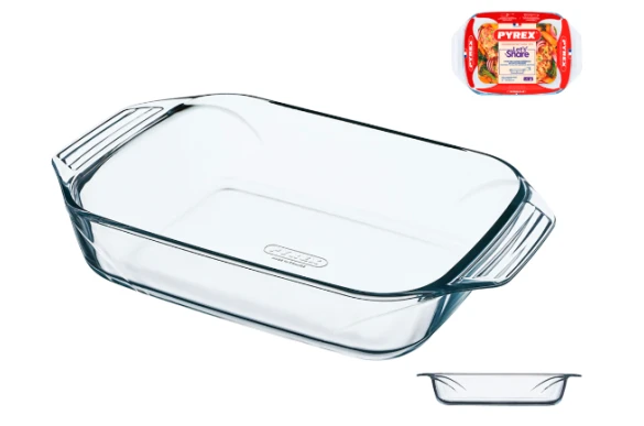 Прямокутна скляна форма для запікання Pyrex Esentials 234B000/8046 (35х23х6 см)