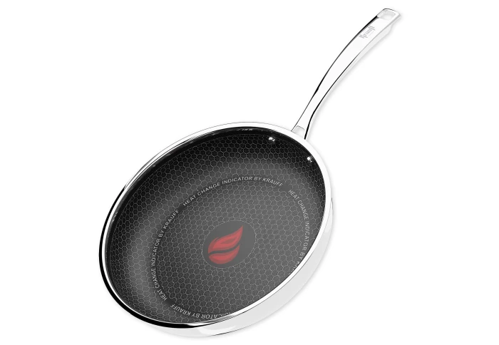 Сковорода з антипригарним 3D-покриттям і термоіндикатором Krauff Nano Pro 25-305-212 (28 см)