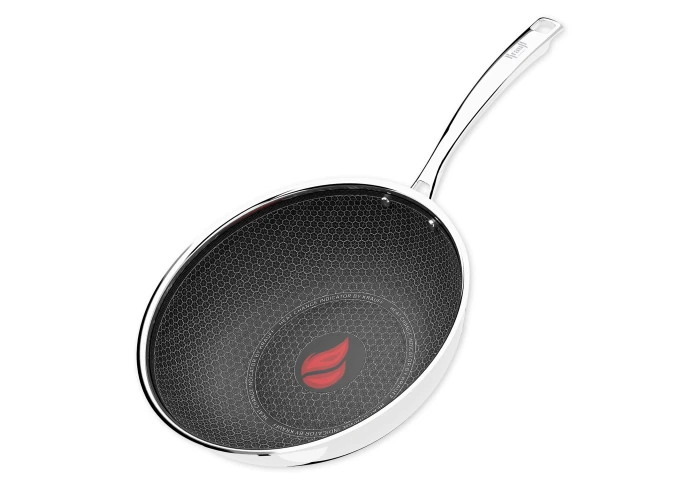 Сковорода WOK с антипригарным 3D-покрытием и термоиндикатором Krauff Nano Pro 25-305-213 (28 см) Сковорода WOK с антипригарным 3D-покрытием и термоиндикатором Krauff Nano Pro 25-305-213 (28 см)
