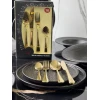 Набір столових приладів на 1 персону Olens Золота колекція 102-157 (4 предмета) Набір столових приладів на 1 персону Olens Золота колекція 102-157 (4 предмета)