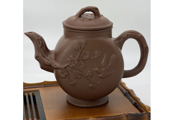 Чайник заварочный из исинской глины Olens Голубка T2587 (600 мл)