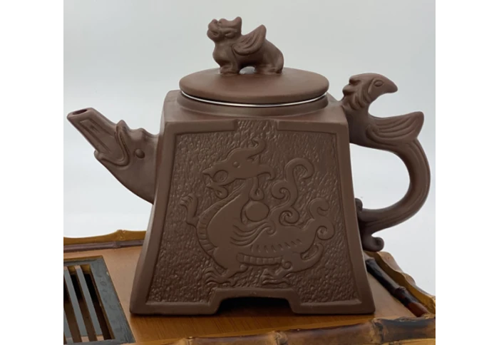 Чайник заварочный из исинской глины Olens Дракоша T2579 (650 мл)