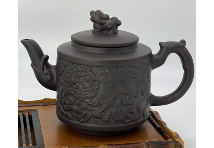 Заварник из исинской глины Olens Лев T2593-1 (800 мл)