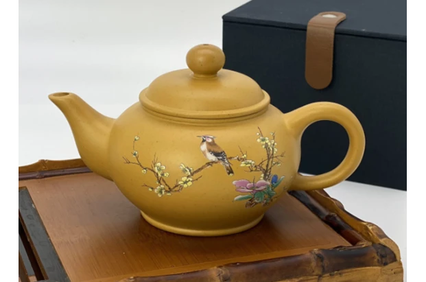 Чайник заварочный из исинской глины Olens Квітуча сакура T2580 (200 мл)