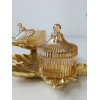 Цукерниця скляна Золотий купол мала 102-60 (80 мл)