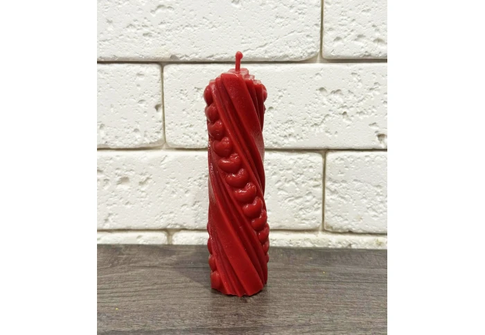 Свеча из натурального пчелиного воска Любов MKR 17650 Свеча из натурального пчелиного воска Любов MKR 17650