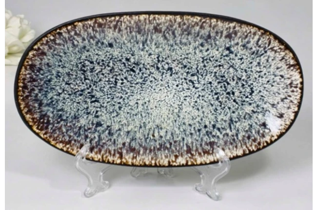 Тарілка керамічна овальнаOlens Паноптікон 101-0477 (30 см)