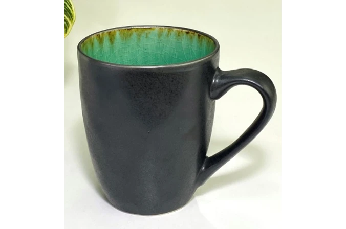 Чашка керамическая Зелена лагуна Olens 101-1385CG (350 мл)
