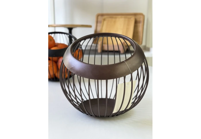 Ваза для фруктов и конфет Olens Сфера 102-952 (180x200 мм) Ваза для фруктов и конфет Olens Сфера 102-952 (180x200 мм)