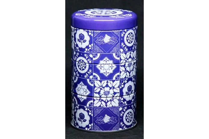 Круглая банка для чая и кофе 3 в 1 Ханша 1 03148-1 (3 х 100 г)