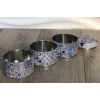 Кругла банка для чаю та кави 3 в 1 Ханша 4 03148-4 (3 х 100 г)