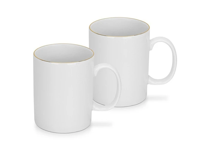 Набор из двух фарфоровых чашек Fissman 3664 (350 мл)