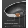 Сковорода з 3D-антипригарним покриттям Benson BN-100441 (26 см) 
