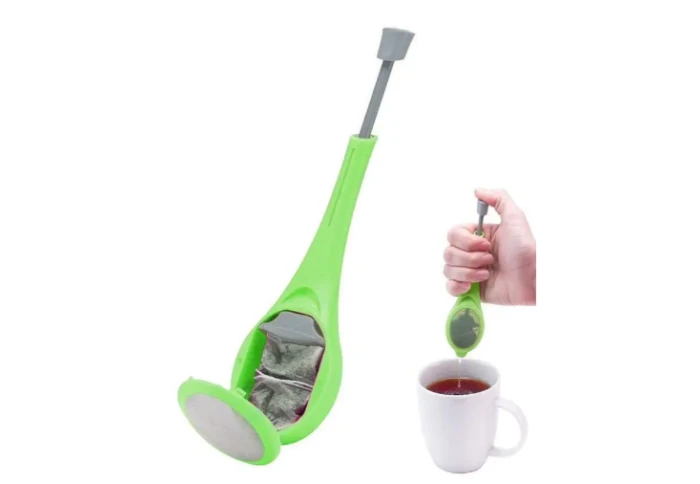 Ситечко для заваривания чая силиконовое с отжимом C104