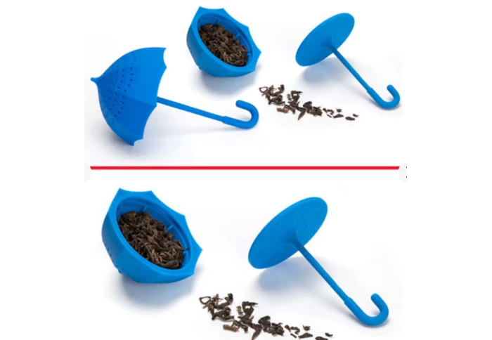 Ситечко для заваривания чая силиконовое Зонт 110