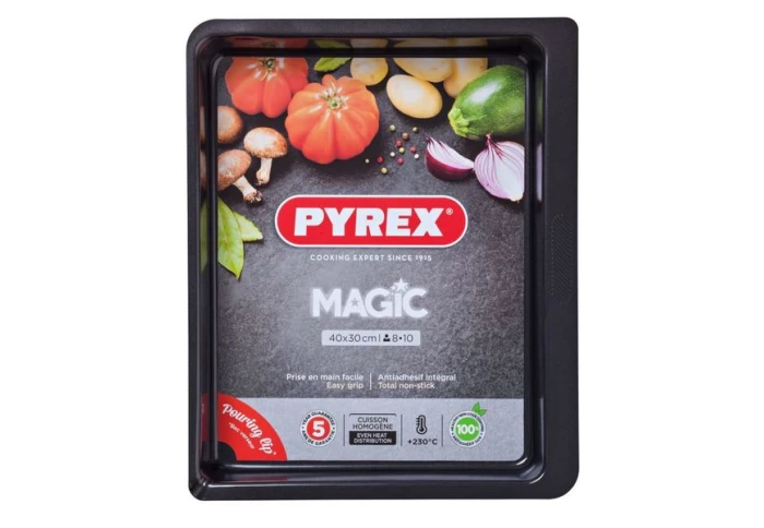 Противень для духовки сталевий з антипригарним покриттям PYREX Magic MG40RR6/7646
